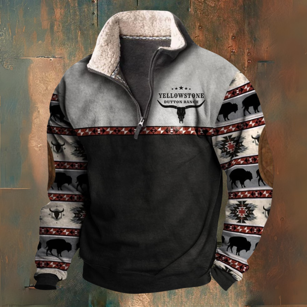 Sven™ – Herfst-/Wintertrui met halve rits