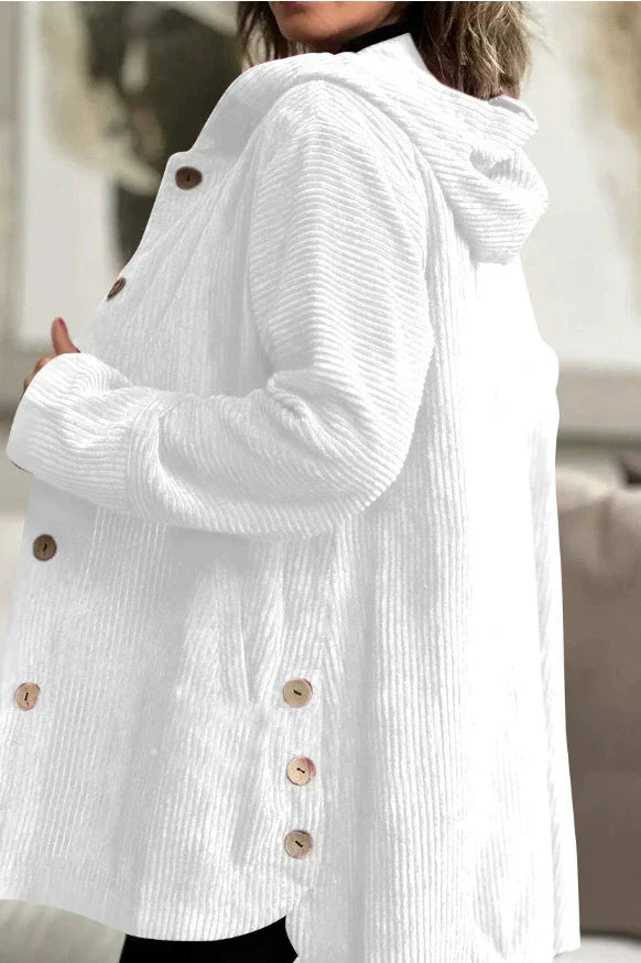 Margriet™ - Gezellige Katoenen Hoodie Jas