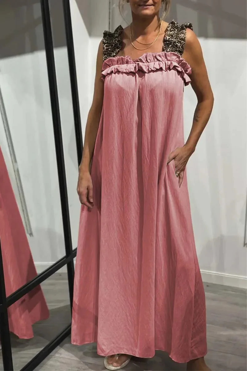 Helène™ – Elegante jurk met een gedurfde luipaardprint