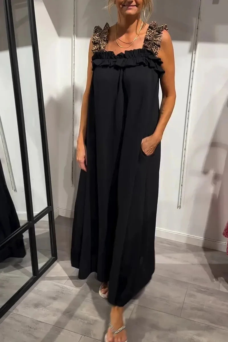 Helène™ – Elegante jurk met een gedurfde luipaardprint