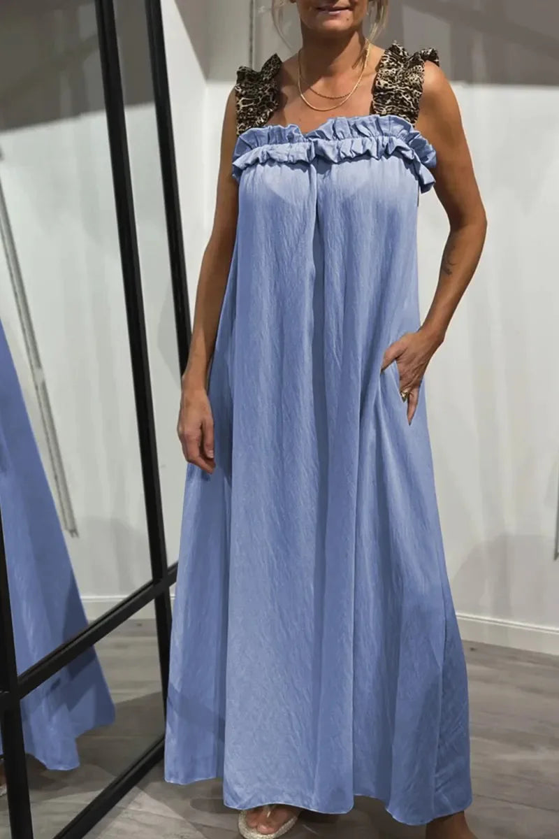 Helène™ – Elegante jurk met een gedurfde luipaardprint