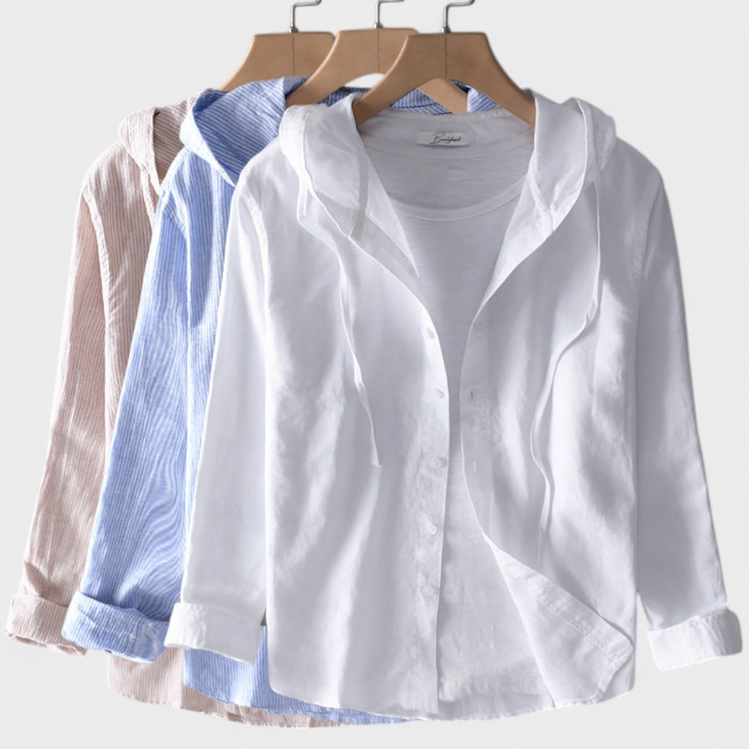 CLARA – Blouse van katoen met capuchon