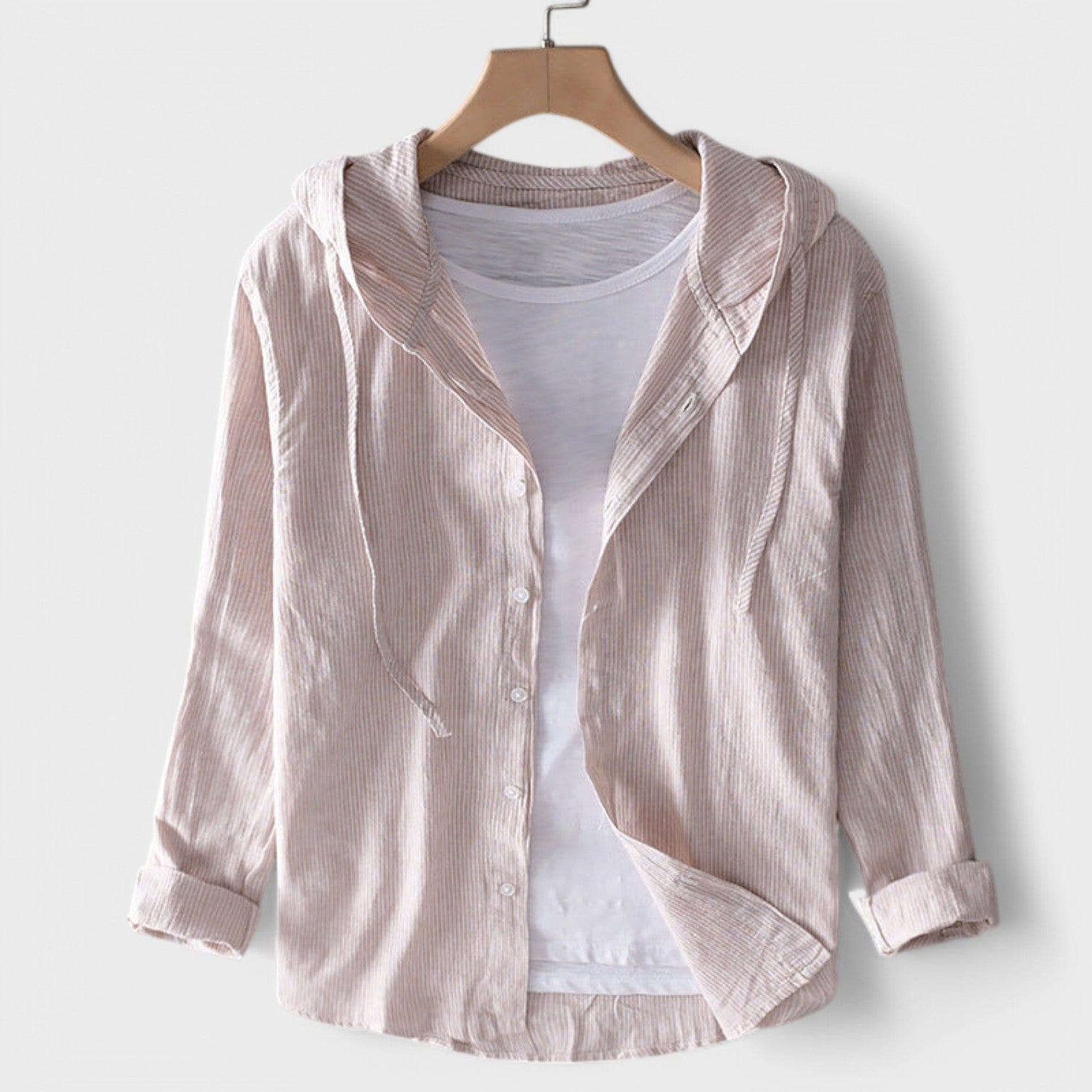 CLARA – Blouse van katoen met capuchon