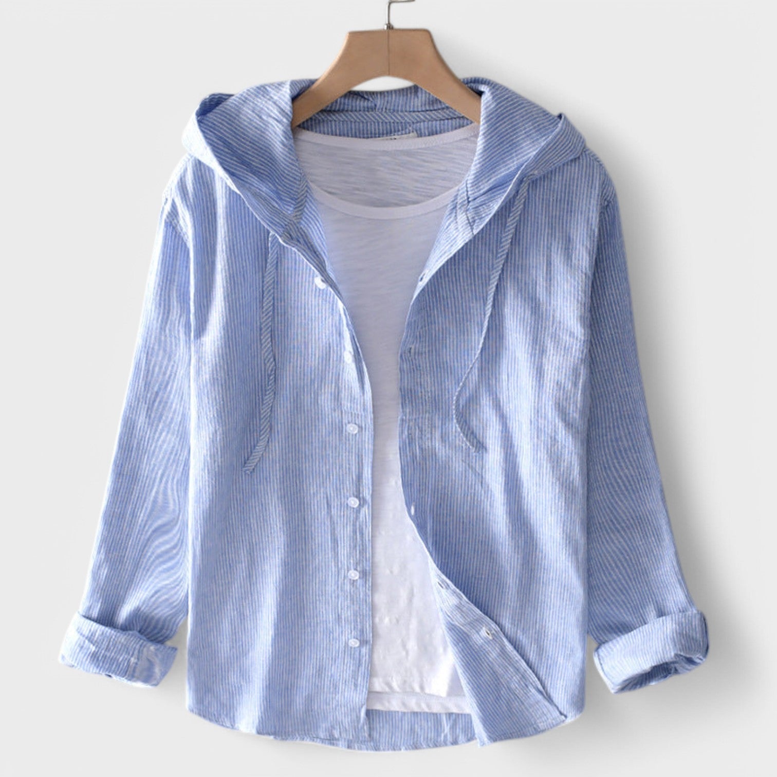 CLARA – Blouse van katoen met capuchon