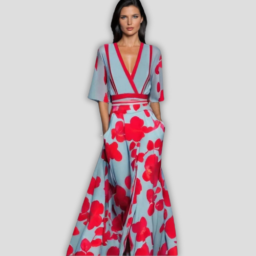 Marlena | Jurk met Elegante Mouwen