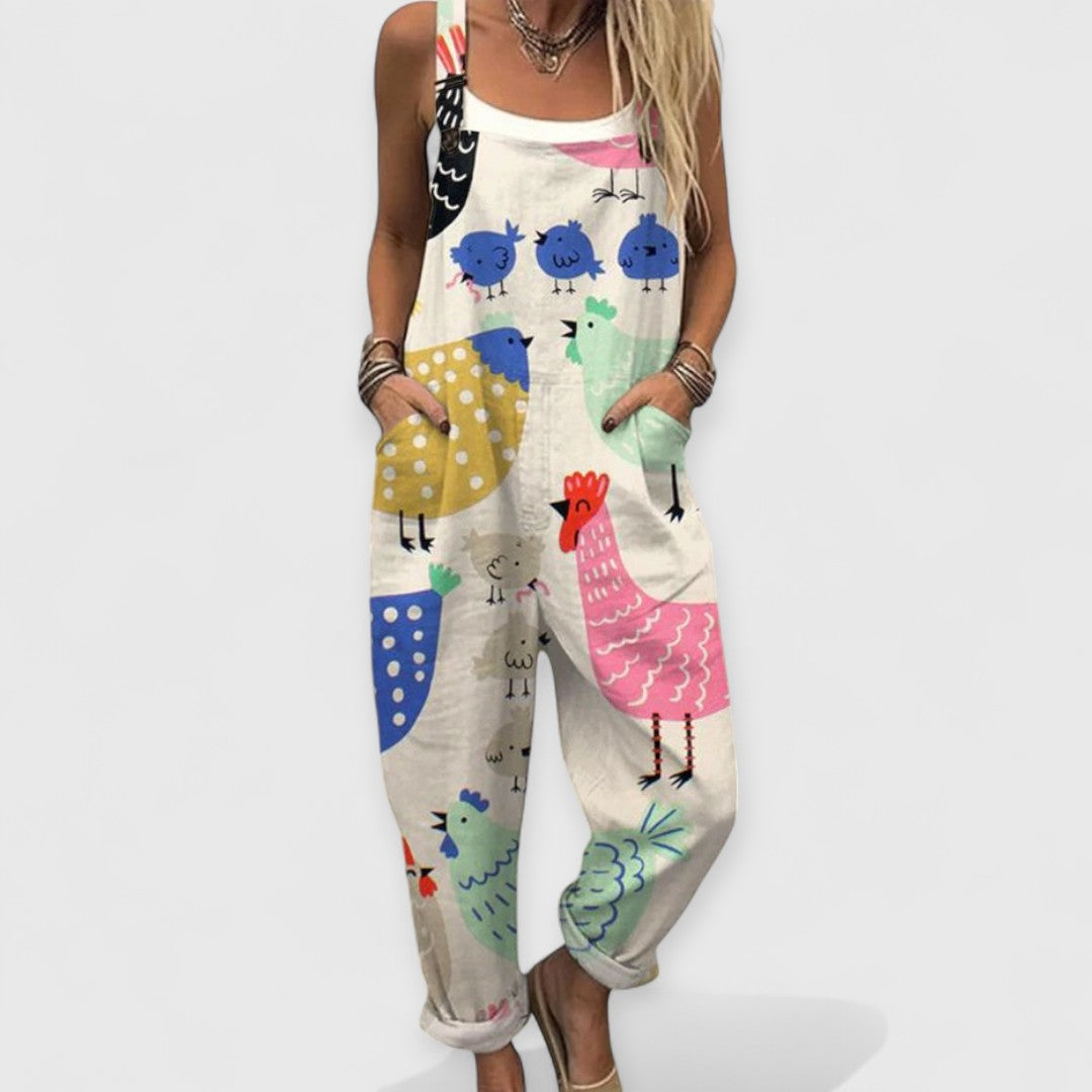 Freya | Vintage Wijde Jumpsuit