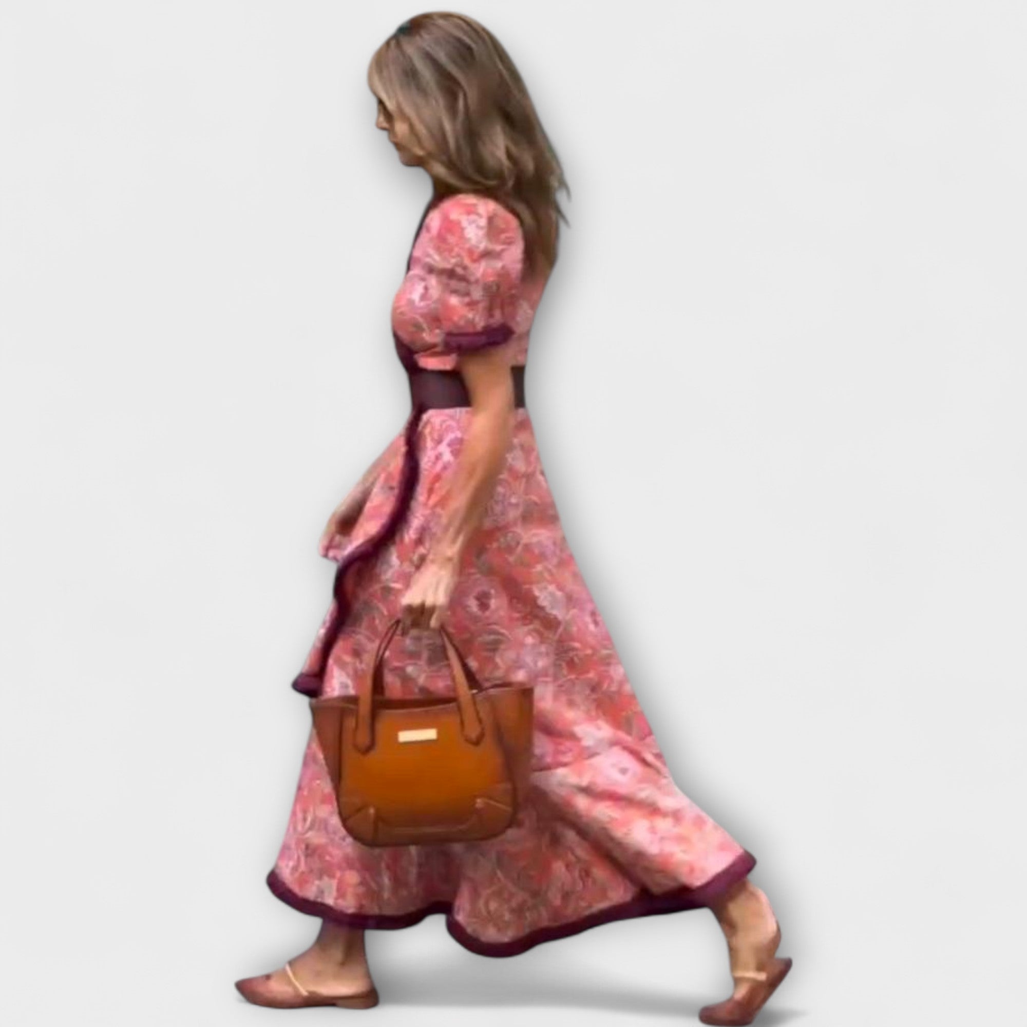 Romy | Rosa Maxi-jurk