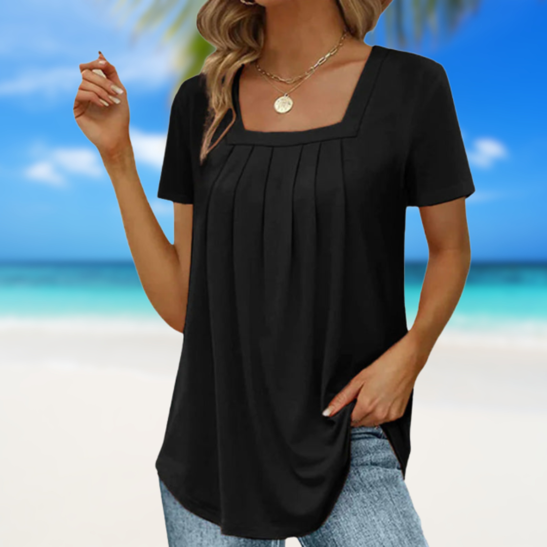 Anna – Zomerse blouse van ademende stof