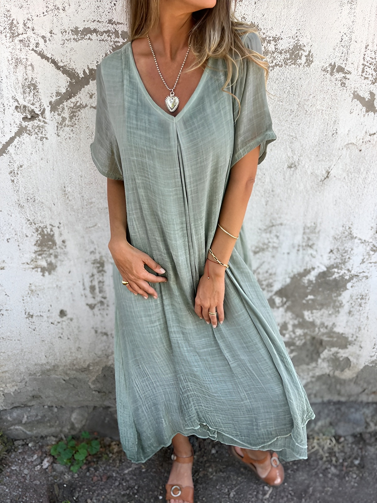 Nelly™ | Comfortabele jurk met V-hals