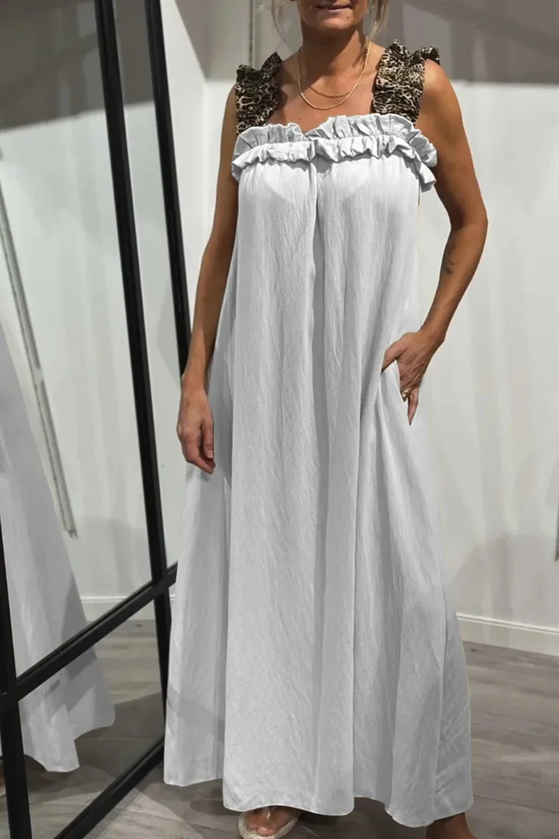 Helène™ – Elegante jurk met een gedurfde luipaardprint