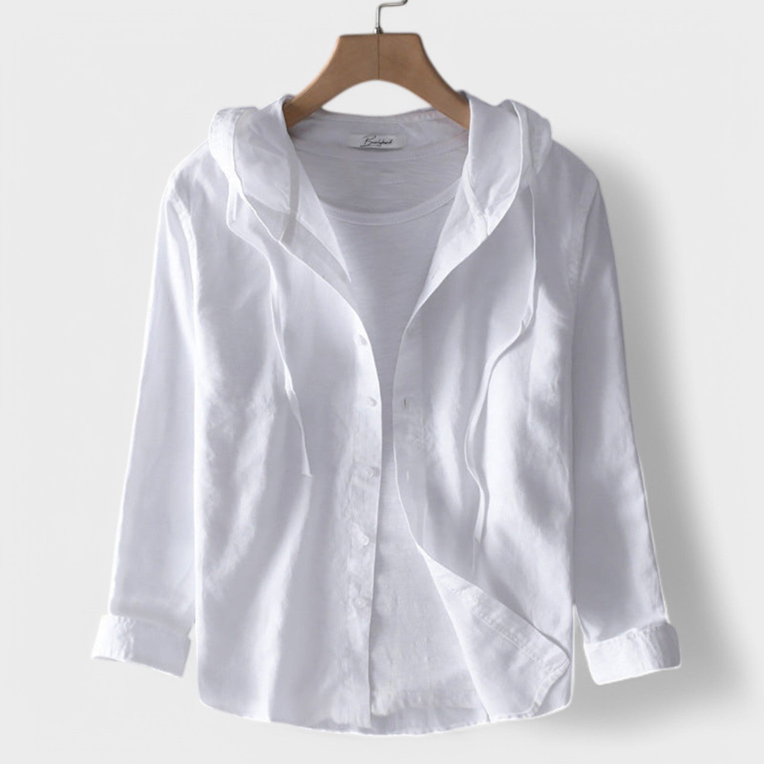 CLARA – Blouse van katoen met capuchon