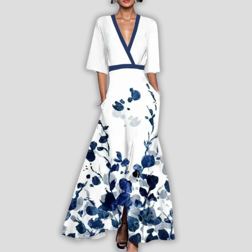 Marlena | Jurk met Elegante Mouwen